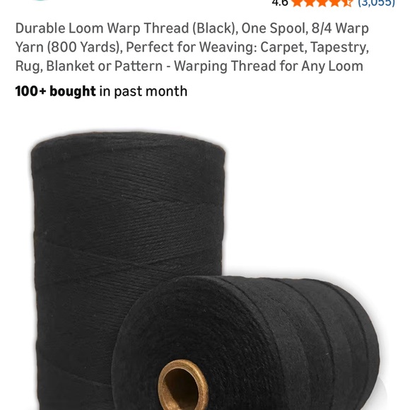 Premium Cotton Yarn Set - Black, white, brown, amethyst, Red - Picture 6 of 10